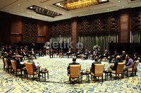 Dalam pertemuan itu, Presiden SBY berpidato mengenai konektivitas antar kawasan.