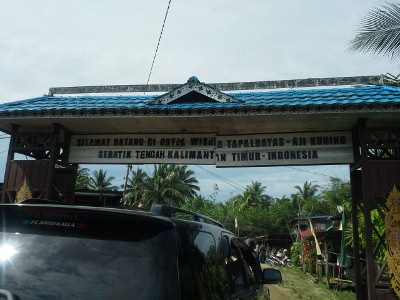 Aji Kuning, Batas Kedaulatan Indonesia di Timur Borneo