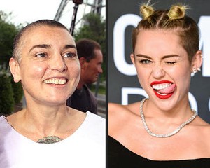 Bertengkar dengan Miley Cyrus, Sinead OConnor Disuruh Bunuh Diri