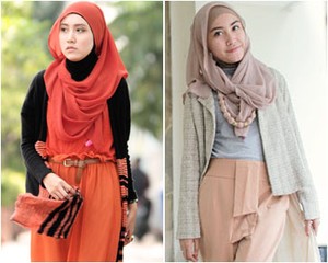 Foto: Gaya Hijab Siti Juwariyah yang Kasual dan Stylish