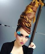 Sanggul Mencakar Langit Ayu Ting Ting