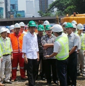 Jokowi: Setelah 24 Tahun, Akhirnya Proyek MRT Dimulai