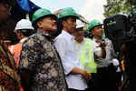 Jokowi Resmikan Pembangunan MRT