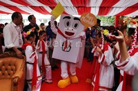 Maskot tersebut diperoleh setelah KPU menggelar lomba secara nasional dan didapat lebih dari 200 maskot.