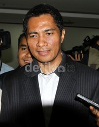 Mario meninggalkan ruang sidang seusai menjalani sidang perdana kasus dugaan suap pengurusan kasasi di Mahkamah Agung (MA). Lamhot Aritonang/detikFoto.