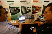 Alat teknologi yang telah ditemukan oleh peneliti muda ini dipamerkan juga dalam acara tersebut.