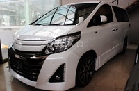 Tampang Aplhard GS Sport Edition. Grillnya terlihat lebih maco dengan aksen garis yang sedikit melebar ditambah dengan bemper yang di desain lebih rendah.