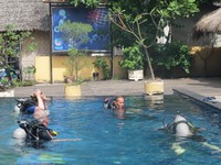 Setelah itu, pukul 13.00 Wita wisatawan akan diajak menyelam ke perairan di sekitar Gili Air atau Gili Trawangan. Waktu menyelamnya sekitar 1 jam (Afif/detikTravel)