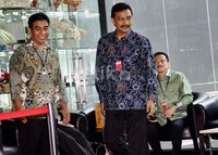 Andi memasuki gedung KPK. Lamhot Aritonang/detikFoto.