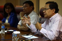 Diskusi tersebut membahas tema Bisakah Memutus Politik Uang Dalam Pilkada?.