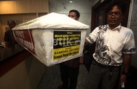 Peti mati ini dikirimkan oleh Bambang Saptono dari Gerakan Rakyat Anti Korupsi.