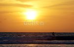 Menikmati Sunset di Pantai Kuta