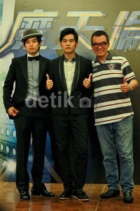 Jay Chou berpose saat jumpa pers Jumat (11/10/13) di kawasan Jakarta Pusat. Asep/detikHOT.
