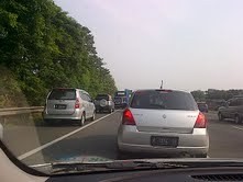 Usai Libur Panjang 4 Hari, Tol Jagorawi Arah Jakarta Macet