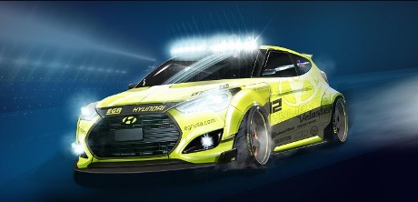 Tampang Sangar Hyundai Veloster Turbo