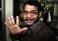 Anwar Usman, Maria Farida dan Akil Mochtar berada dalam satu panel dalam sidang sengketa Pilkada Lebak, Banten dan Gunung Mas, Kalteng. Lamhot Aritonang/detikFoto.
