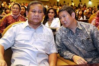 Prabowo hadir selama satu jam penuh dalam seminar tersebut yang bertajuk, Membangun dan Meperkuat Kolaborasi Stakeholders Dalam Pemberantasan Tindak Pidana Perdagangan Orang.