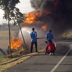 Pertamina Janji Memberi Ganti Rugi atas Kerusakan Sawah