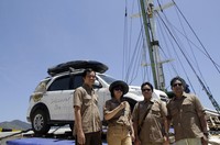 Perjalanan Daihatsu Terios berakhir hari Minggu lalu di dermaga Pulau Komodo. (dok Daihatsu)
