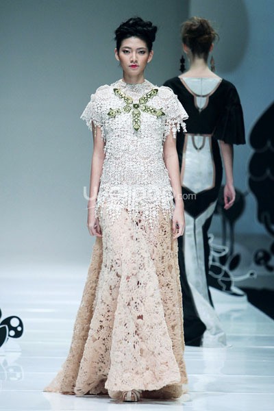 Jakarta, Indonesia - 08 Oktober 2013. Mel Ahyar Les Marionnettes IPMI Trend Show 2014 at Sceeno Exhibition Hall Lt.3. Gandaria City. Jakarta. [Foto: Mohammad Abduh/Wolipop]