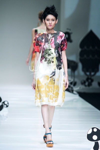 Jakarta, Indonesia - 08 Oktober 2013. Mel Ahyar Les Marionnettes IPMI Trend Show 2014 at Sceeno Exhibition Hall Lt.3. Gandaria City. Jakarta. [Foto: Mohammad Abduh/Wolipop]