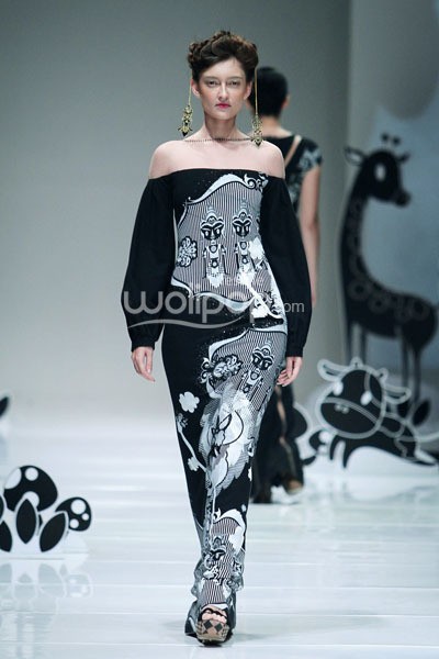 Jakarta, Indonesia - 08 Oktober 2013. Mel Ahyar Les Marionnettes IPMI Trend Show 2014 at Sceeno Exhibition Hall Lt.3. Gandaria City. Jakarta. [Foto: Mohammad Abduh/Wolipop]