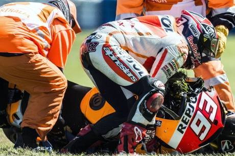 Marquez Jaga Optimisme Usai Jatuh di Sesi Latihan