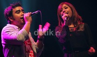 Mereka menyanyikan lagu 'Just For You'. Asep/detikHOT.