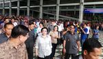 Megawati Kunjungi Pabrik di Tangerang