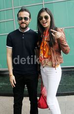 Wajah Sumringah Raline Shah