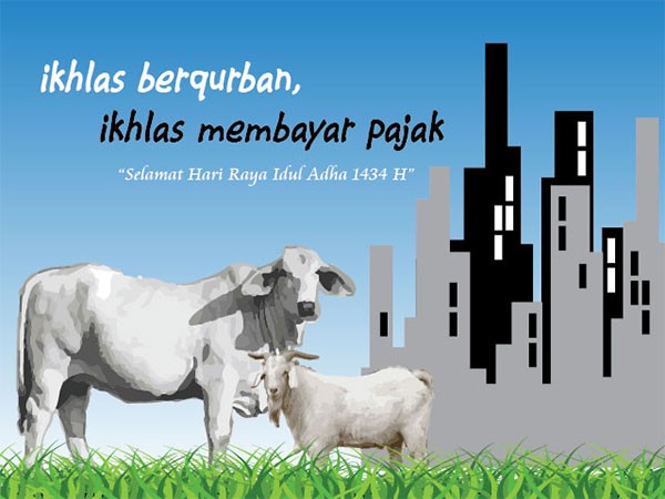 Ikhlas Berkurban, Ikhlas Membayar Pajak