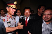 Sutarman mendapat ucapan selamat dari anggota Komisi III DPR.