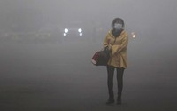 Kabut asap menyelimuti kota Harbin, Provinsi Heilongjiang, Senin (21/10/2013) waktu setempat. (AFP).