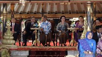SBY tampak berbincang dengan Sultan. Abror Rizki/Setpres.