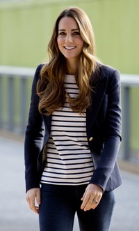 Kate Middleton tiba di lokasi acara. Ian Gavan/Getty Images.