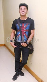 Tak hanya The Titans, Andhika kini juga tergabung dalam band baru bernama Mikaila. Gus Mun/detikHOT.