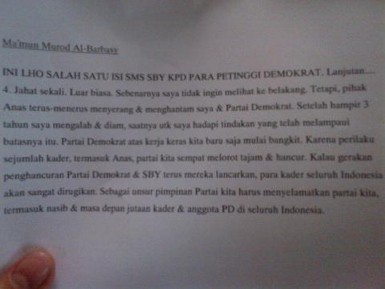 Ruhut: SMS SBY yang Dibocorkan Loyalis Anas Palsu!