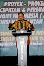 Presiden SBY Resmikan Proyek MP3EI se-Kalsel