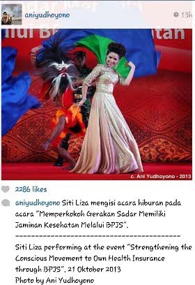 Siti Liza Bangga Bisa Tampil di Depan Presiden SBY