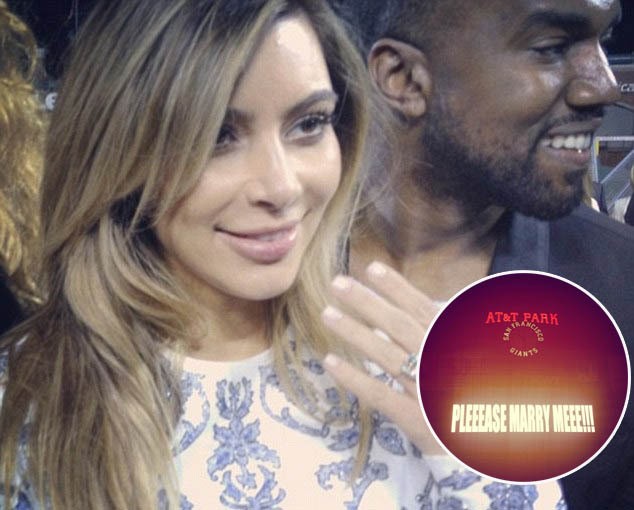 Ini Dia Detail Pertunangan Kim Kardashian dan Kanye West