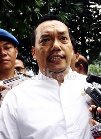 Ramadhan mengaku tak tahu soal uang dari proyek Hambalang yang diduga masuk ke kongres partai Demokrat 2010. Lamhot Aritonang/detikFoto.