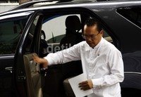 Ramadhan keluar dari mobilnya. Lamhot Aritonang/detikFoto.