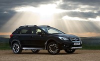 Subaru XV Black Edition datang dalam balutan cat Crystal Black Silica dan memiliki tampilan yang lebih tajam. (dok Subaru).
