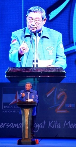 SBY Perkenalkan Yel-yel Perjuangan Partai Demokrat