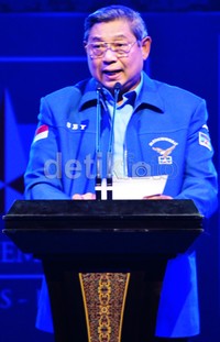 SBY mengajak seluruh kader bekerja keras untuk menjaga kemenangan PD.