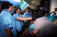 Hal itu untuk mendukung program DKI Jakarta mensosialisasikan kepada masyarakat bahwa Pasar Blok G Tanah Abang nyaman berbelanja.