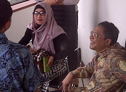 Datang ke Pengadilan Tipikor, Sefti Cipika-cipiki dengan Fathanah