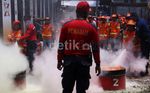 Warga Pekojan Ikuti Latihan Kebakaran