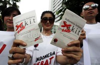 Aksi ini dilakukan dalam rangka memperingati Hari Sumpah Pemuda.