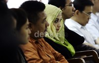 Sefti mengaku pernah memerintahkan sopirnya mengantar uang Rp 200 juta untuk Luthfi atas suruhan Fathanah. Lamhot Aritonang/detikFoto.